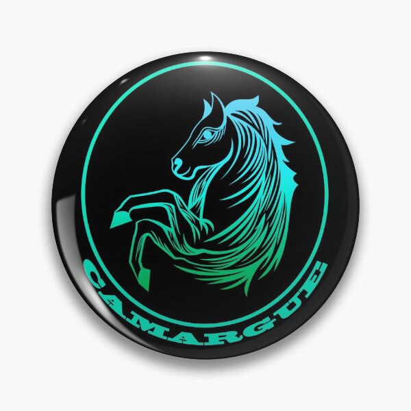 Item preview, Neon blue Camargue horse designed and sold by Astralia.
