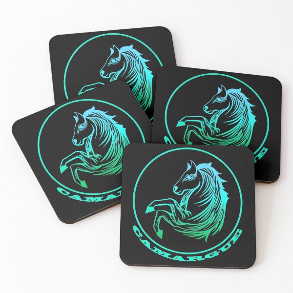 Item preview, Neon blue Camargue horse designed and sold by Astralia.