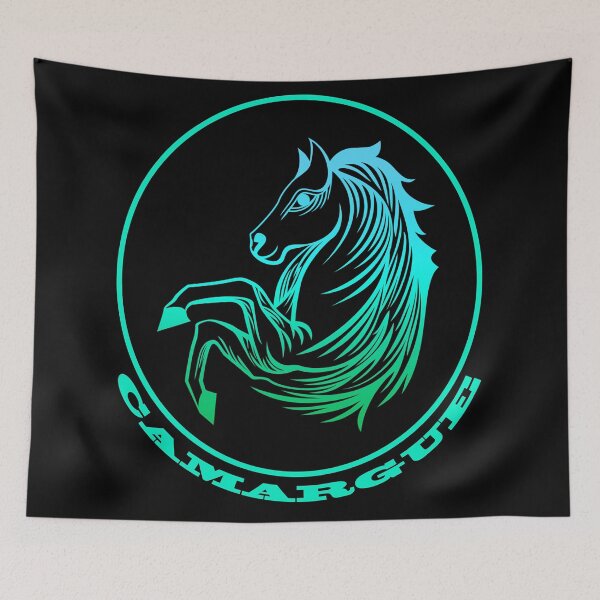 Item preview, Neon blue Camargue horse designed and sold by Astralia.