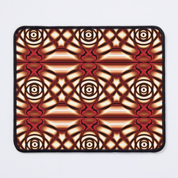 Item preview, Art Deco style repeat pattern with geometric eyes. designed and sold by Anne Huth.