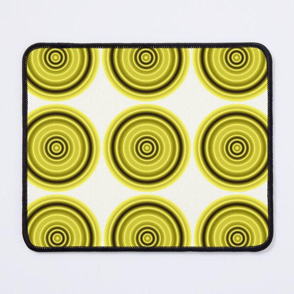 Item preview, Circle Pattern - Yellow and Grey designed and sold by Anne Huth.