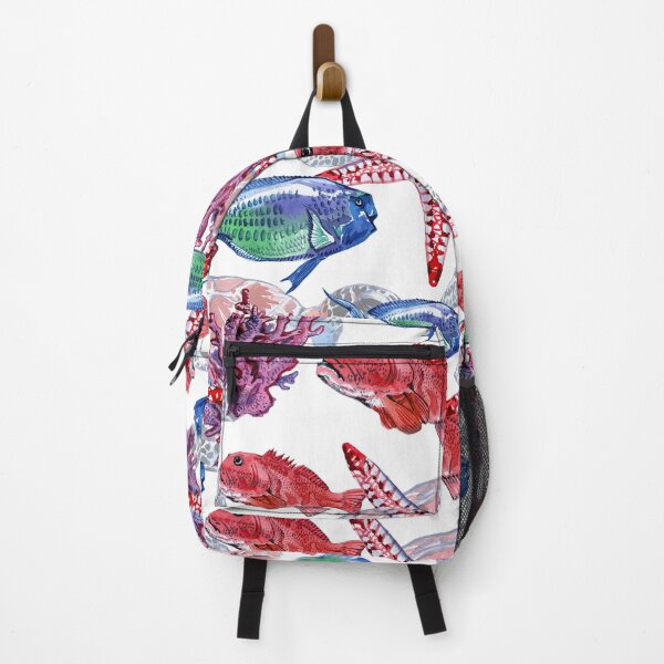 Item preview, Fishes Starfishes Coral Painting  designed and sold by HarrioBend.