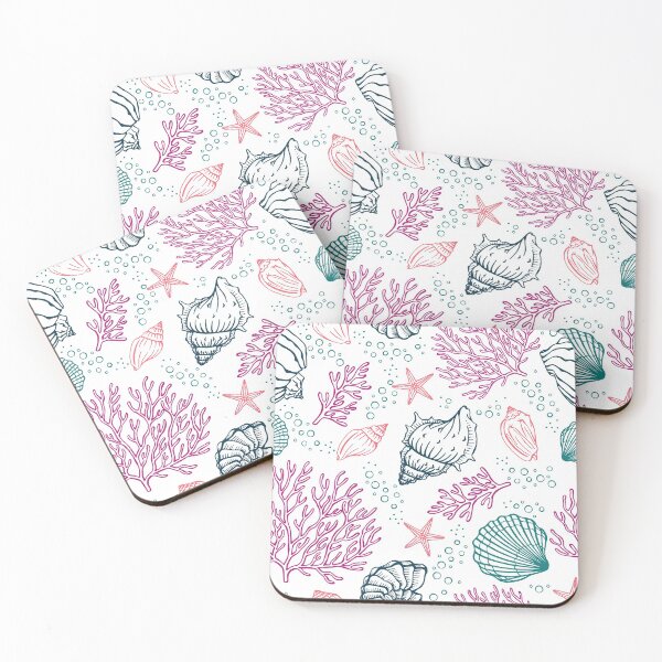 Item preview, Seashells Corals  designed and sold by HarrioBend.