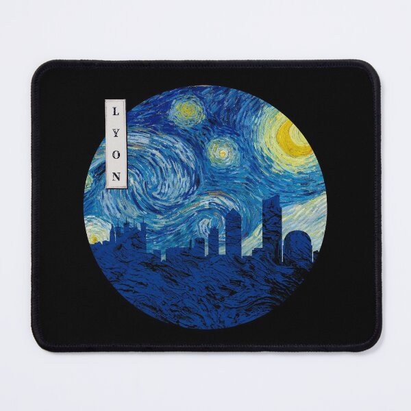 Item preview, Lyon Starry Night Van Gogh Circle designed and sold by DFerraz.