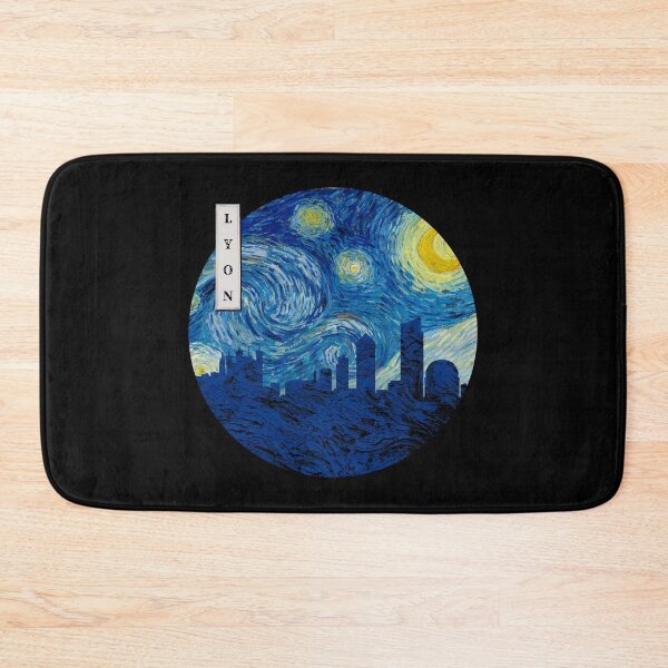 Item preview, Lyon Starry Night Van Gogh Circle designed and sold by DFerraz.