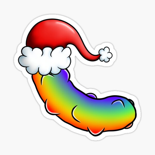 Christmas Pickle by createm0de Sticker