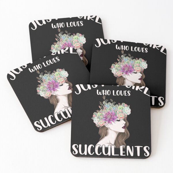 Item preview, Just A Girl Who Loves Succulents designed and sold by Konichiqua.