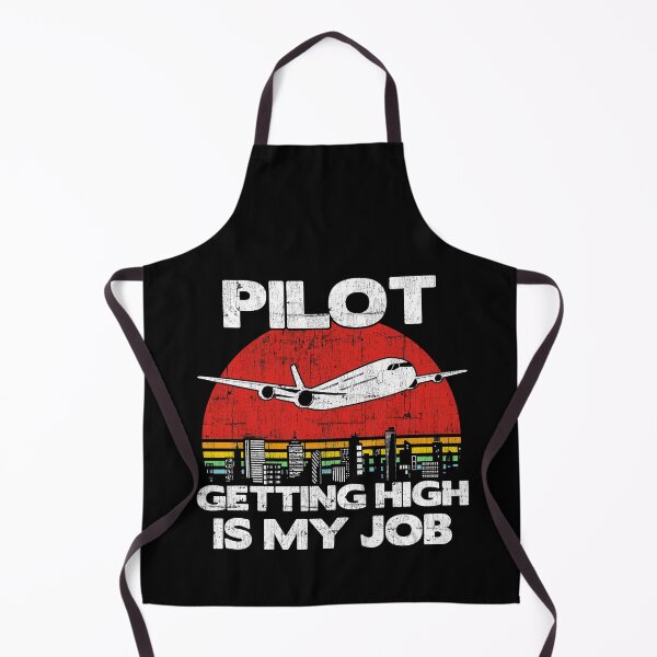 Artikelvorschau, Pilot wird high ist mein Job - Aviation Flight Attendance print entworfen und verkauft von theodoros20.