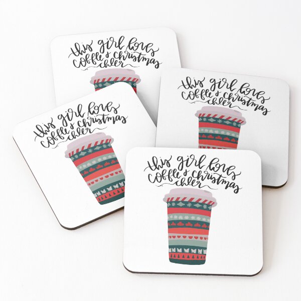 Item preview, this girl runs on coffee and christmas cheer designed and sold by ⋒ andie  noel.