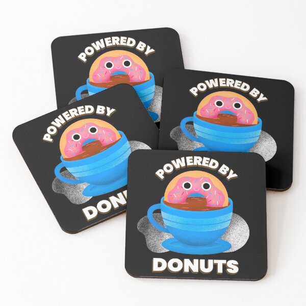 Item preview,  POWERED BY DONUTS  designed and sold by RetroPlaceee.