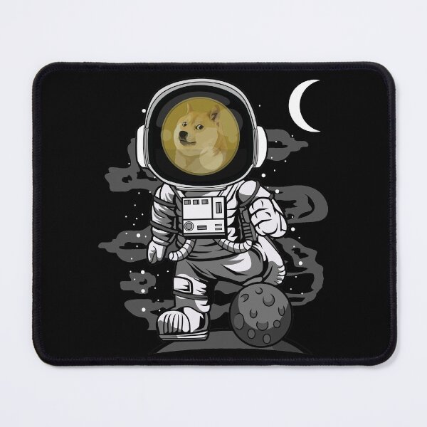 Item preview, Astronaut Dogecoin DOGE Coin To The Moon Crypto Token Cryptocurrency Wallet designed and sold by HarveyWatkins1.