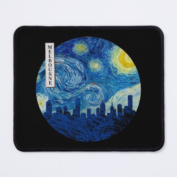 Item preview, Melbourne Starry Night Van Gogh Circle designed and sold by DFerraz.