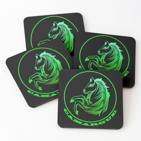 Item preview, Neon green Camargue horse designed and sold by Astralia.