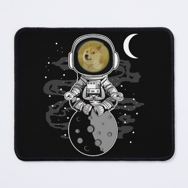 Item preview, Astronaut Dogecoin DOGE Coin To The Moon Crypto Token Cryptocurrency Wallet designed and sold by HarveyWatkins1.
