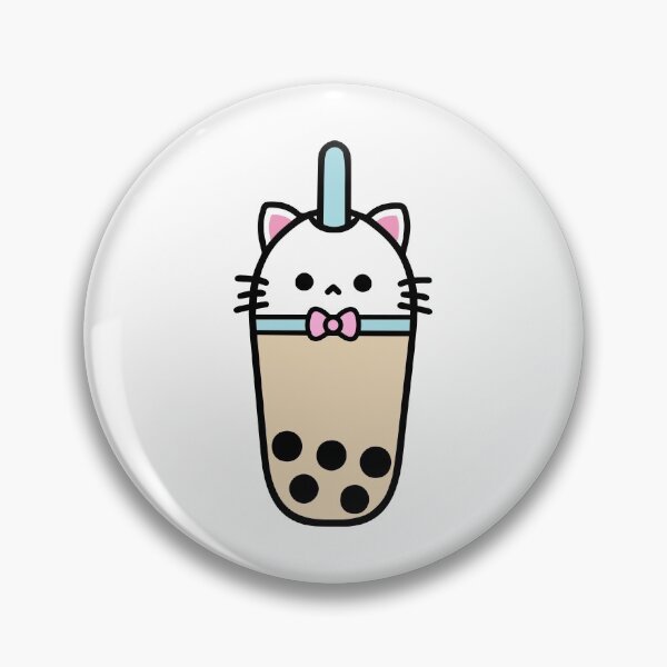 Item preview, Boba Kitty Pink designed and sold by stephanydc.