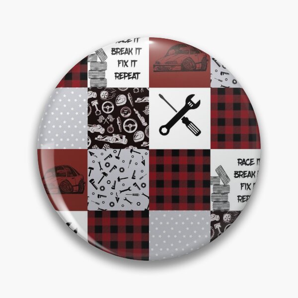 Item preview, Mechanic red plaid pattern background designed and sold by PatrickRobbin.