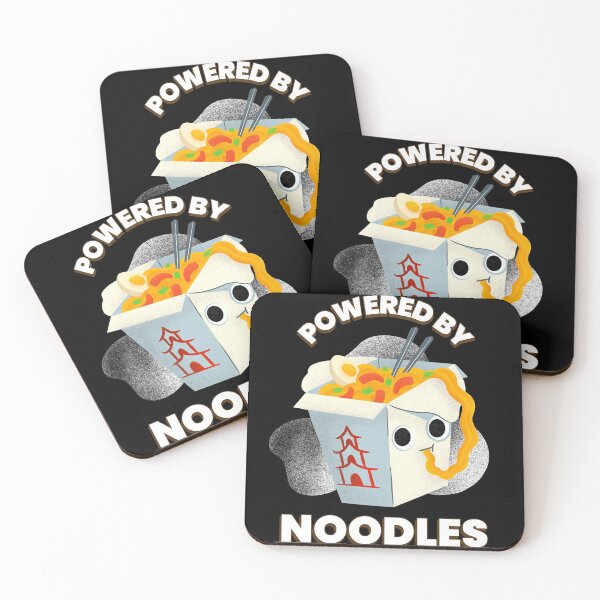 Item preview,   POWERED BY NOODLES  designed and sold by RetroPlaceee.
