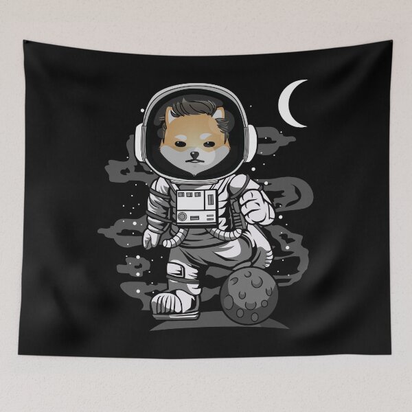Item preview, Astronaut Dogelon Mars Coin To The Moon Crypto Token Cryptocurrency Wallet designed and sold by HarveyWatkins1.