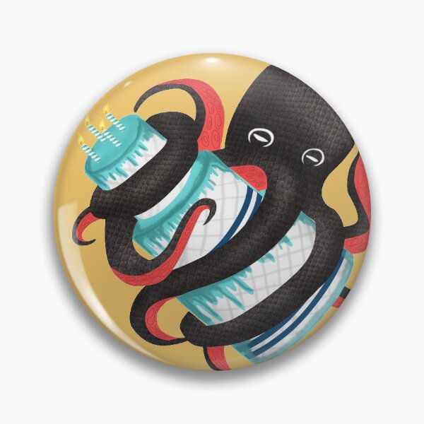 Item preview, Octopus With Cake designed and sold by RoamingGeek.