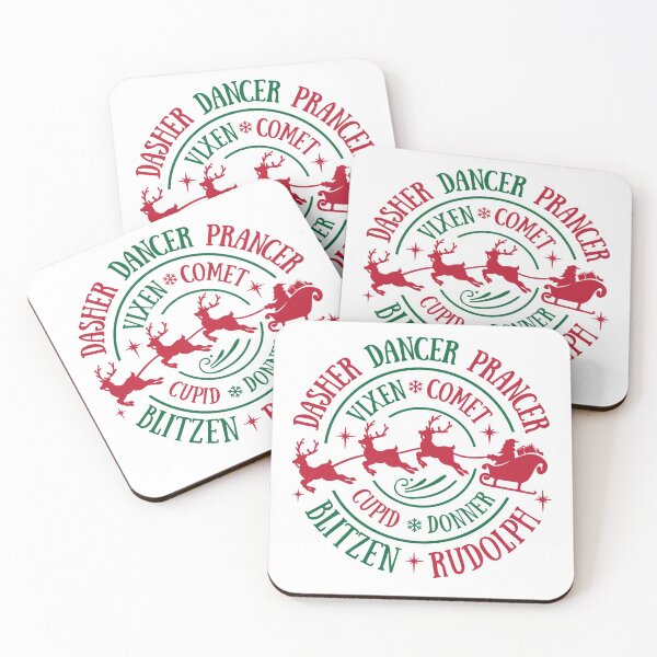 Item preview, Santas Christmas All Reindeer Names        designed and sold by joseech.