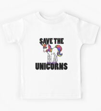 Speichere die Einhörner Kinder T-Shirt