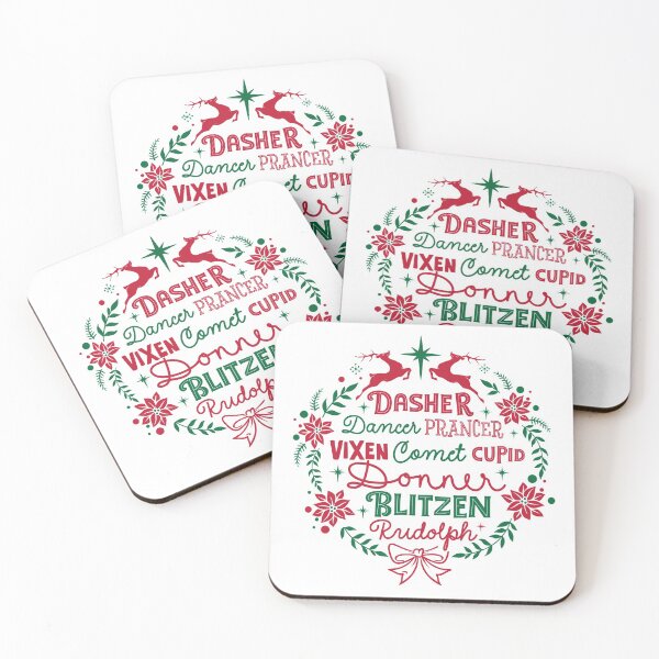 Item preview, Santas Christmas All Reindeer Names        designed and sold by joseech.