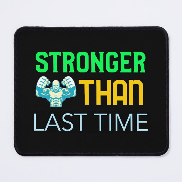 Artikelvorschau, Stärker als beim letzten Mal Motivationsaufkleber/T-Shirt entworfen und verkauft von SuccessfulVibes.