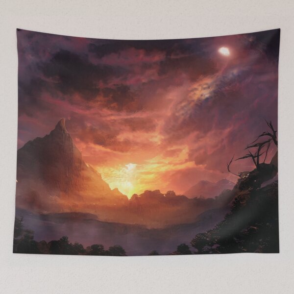Artikelvorschau, Annäherung an Mordor - Fantasy Digital Painting entworfen und verkauft von LonelyFootpad.
