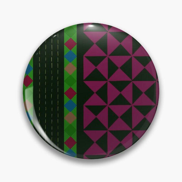 Item preview, Traditional Quilt Design - Black, Magenta, Green designed and sold by BilloRaani.