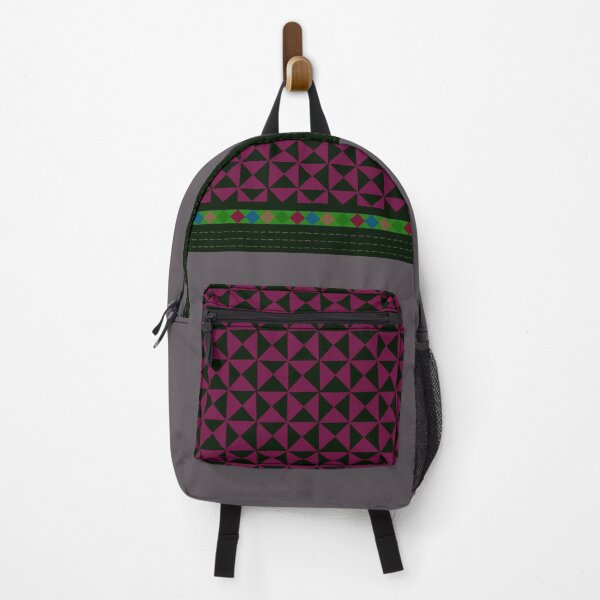 Item preview, Traditional Quilt Design - Black, Magenta, Green designed and sold by BilloRaani.