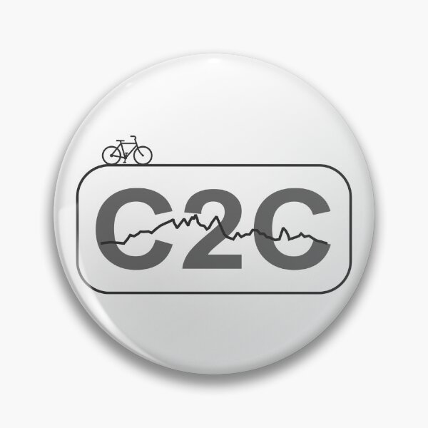 Item preview, C2C Cycle Route Black/Grey designed and sold by cycleexplorers.