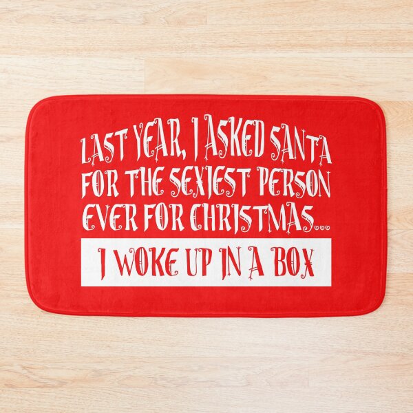 Item preview, I asked Santa for the sexiest person ever I woke up in a box designed and sold by Capiral Bucketlist.