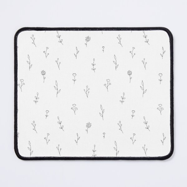 Item preview, Minimal Flower Pattern - black and white designed and sold by mickeemariee.