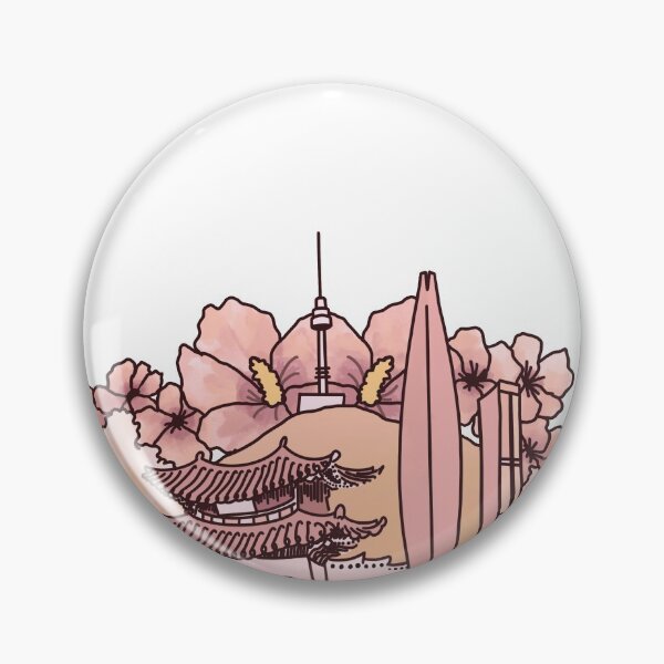 Item preview, Seoul Landmarks designed and sold by tahniosterman.