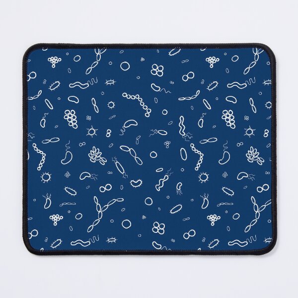 Item preview, Blue and white microbes  designed and sold by ktbelliss.