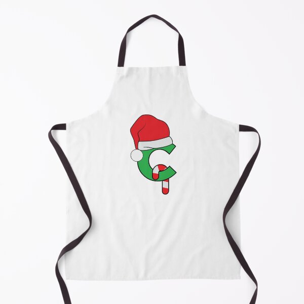 Item preview, Letter C with Santa Claus Hat and Candy Cane for Christmas , Xmas Pajamas designed and sold by KunKhalil.