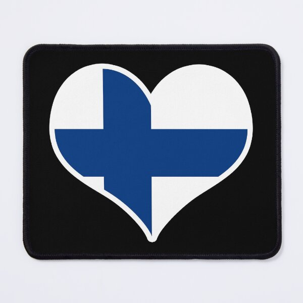 Item preview, Finland Flag Heart designed and sold by PKHalford.