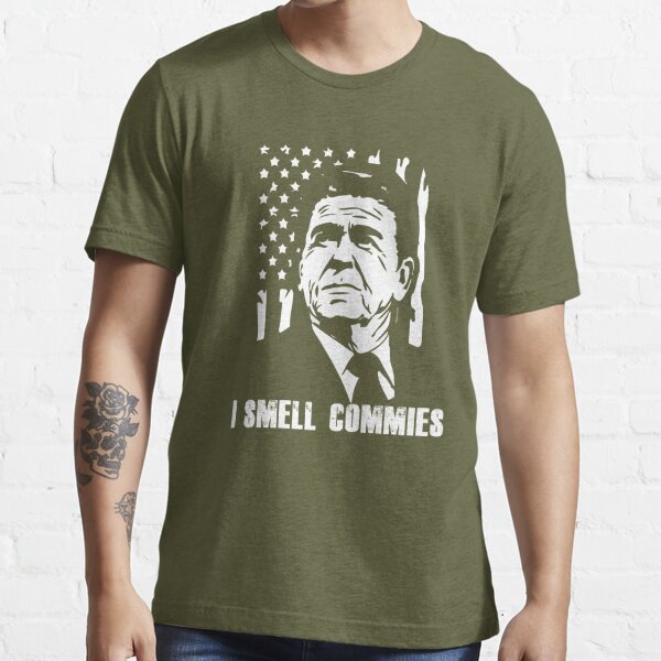 Ronald Reagan President I Smell Commies American Apparel T Shirts, Hoodies,  Sweatshirts & Merch