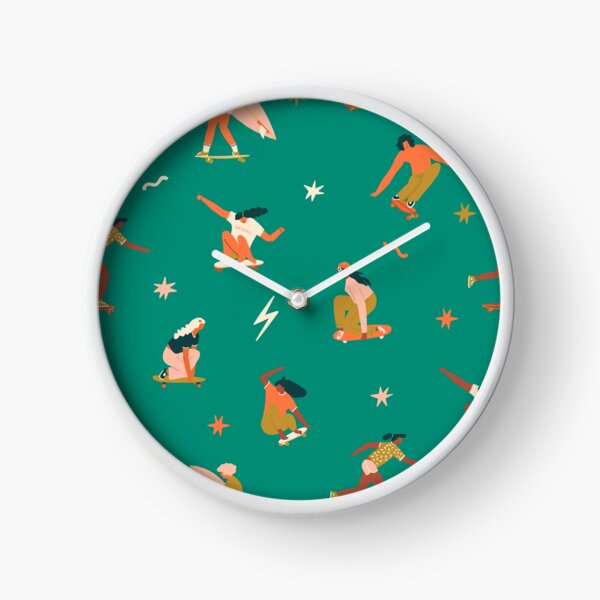 Skate girls Clock