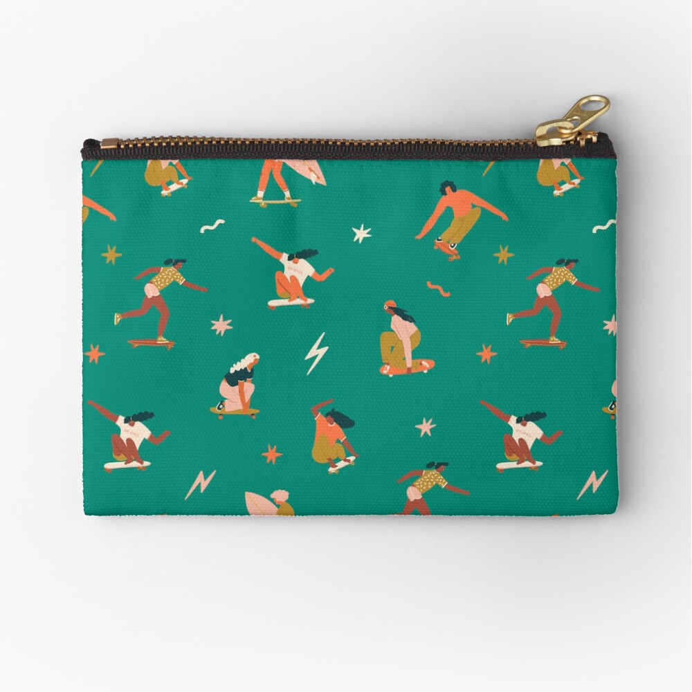 Skate girls Zipper Pouch
