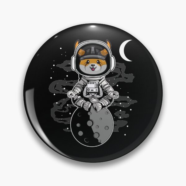 Item preview, Astronaut Floki Inu Coin Floki Army To The Moon Crypto Token Cryptocurrency Wallet designed and sold by HarveyWatkins1.