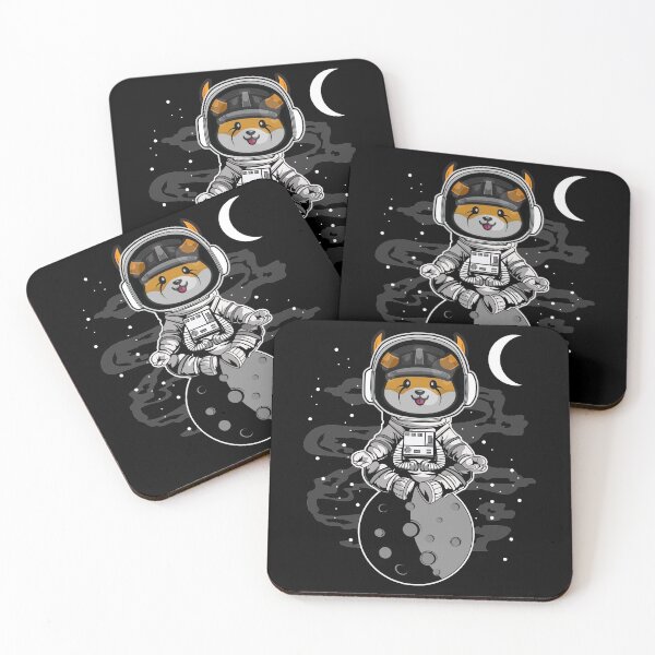 Item preview, Astronaut Floki Inu Coin Floki Army To The Moon Crypto Token Cryptocurrency Wallet designed and sold by HarveyWatkins1.