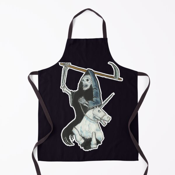 Item preview, Grim Reaper On Scary Unicorn designed and sold by Starbelly208.