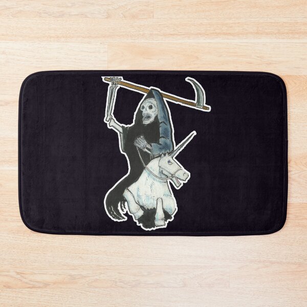 Item preview, Grim Reaper On Scary Unicorn designed and sold by Starbelly208.
