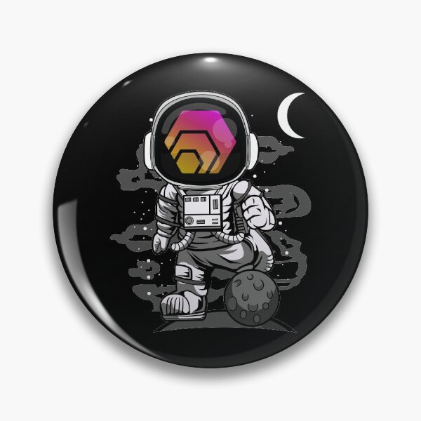 Item preview, Astronaut HEX Coin To The Moon Crypto Token Cryptocurrency Wallet designed and sold by HarveyWatkins1.