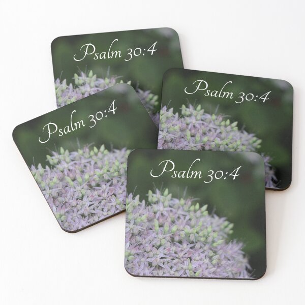 Item preview, Violet Live Forever Flowering Plant Scripture Psalm 30:4 designed and sold by JariHawk.