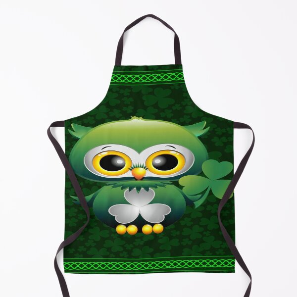 Item preview, Irish Shamrock Owl designed and sold by VannaShanha.