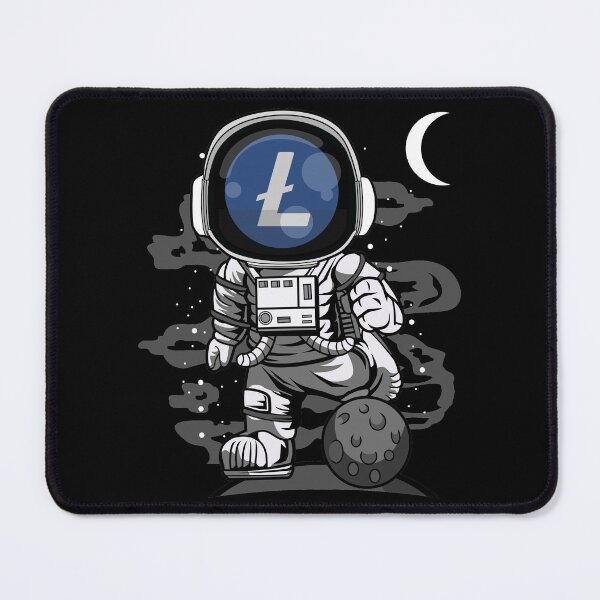 Item preview, Astronaut Litecoin Lite Coin LTC To The Moon Crypto Token Cryptocurrency Wallet designed and sold by HarveyWatkins1.