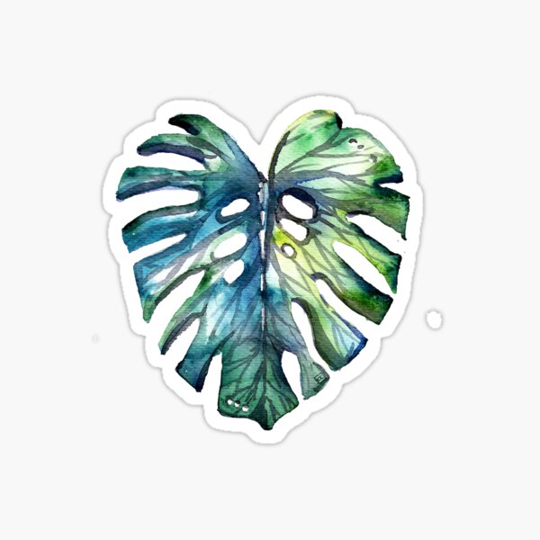 Monstera leave Sticker