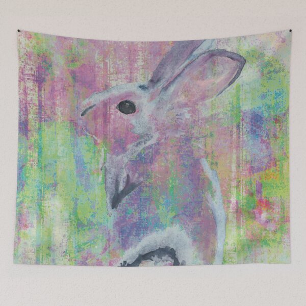 Item preview, Watercolor rabbit designed and sold by Elmanji.